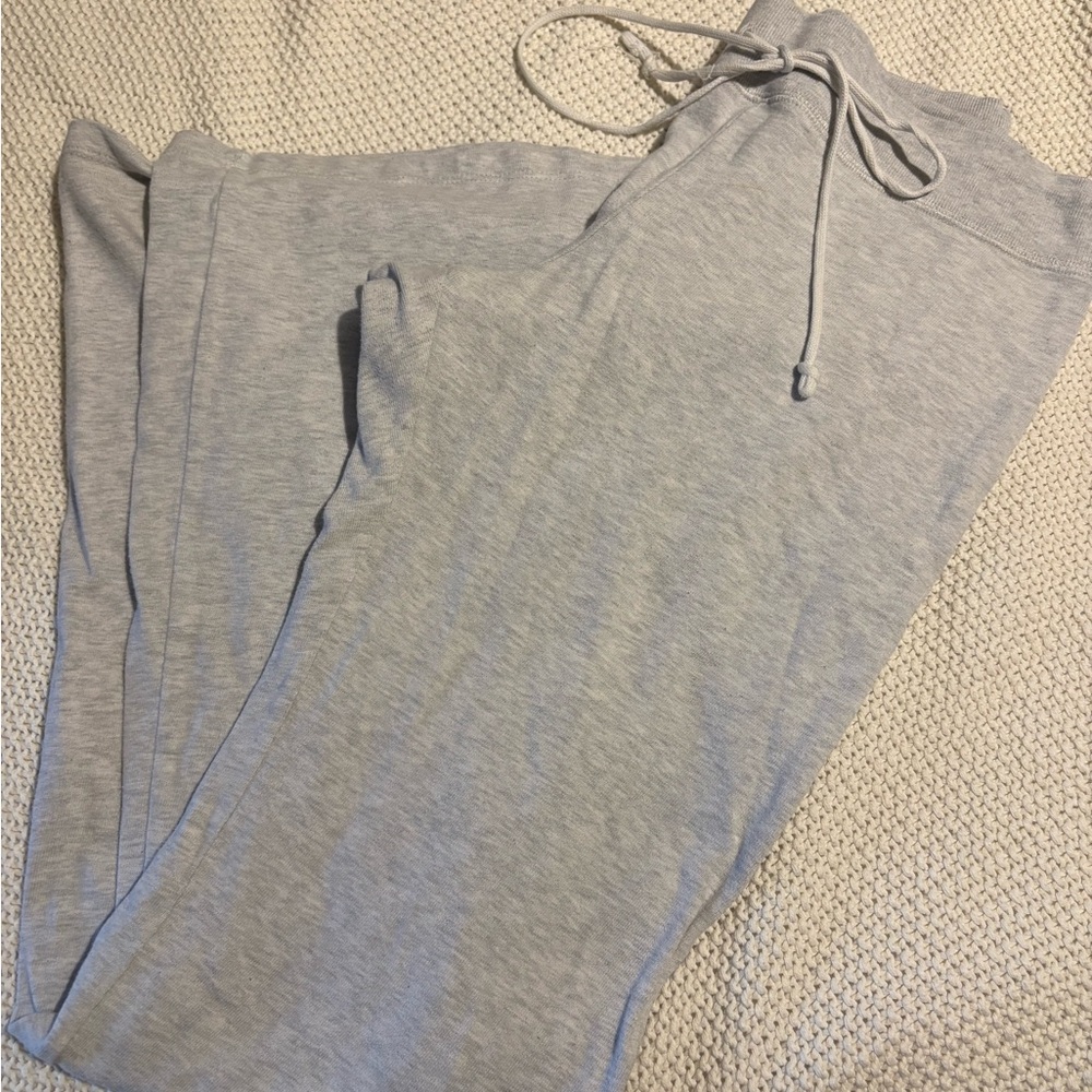Brandy Melville Light Gray Straight Leg Pants